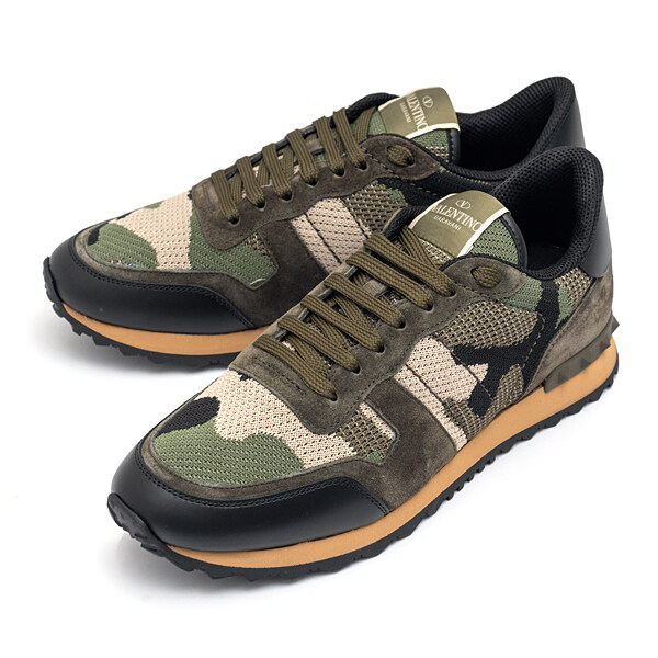 라프리마 [VALENTINO] 발렌티노 남성 락러너 카모 스니커즈 2Y2S0723-QRK-31R - Valentino Garavani