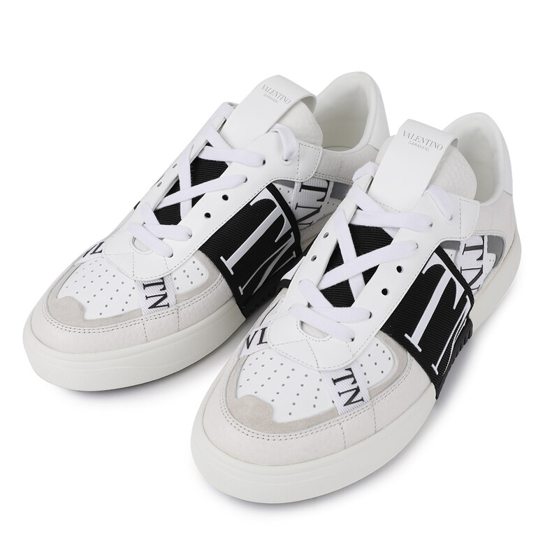 발렌티노 VLTN 로고 밴드 남성 스니커즈 4Y2S0C58-WRQ-24P - Valentino Garavani
