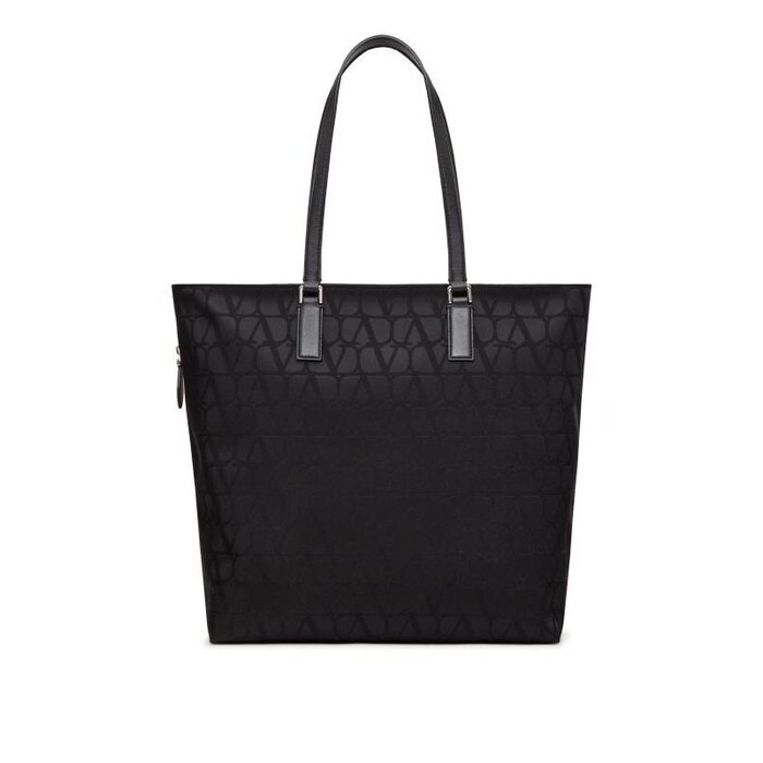 발렌티노 이코노그라프 테크니컬 패브릭 쇼퍼백 5Y2B0C46 CSH 0NO - Valentino Garavani
