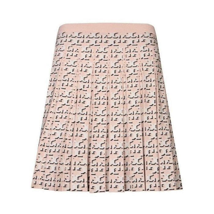 토리버치 T 모노그램 플리츠 비스코스 스커트 티 160556 650 - Tory Burch