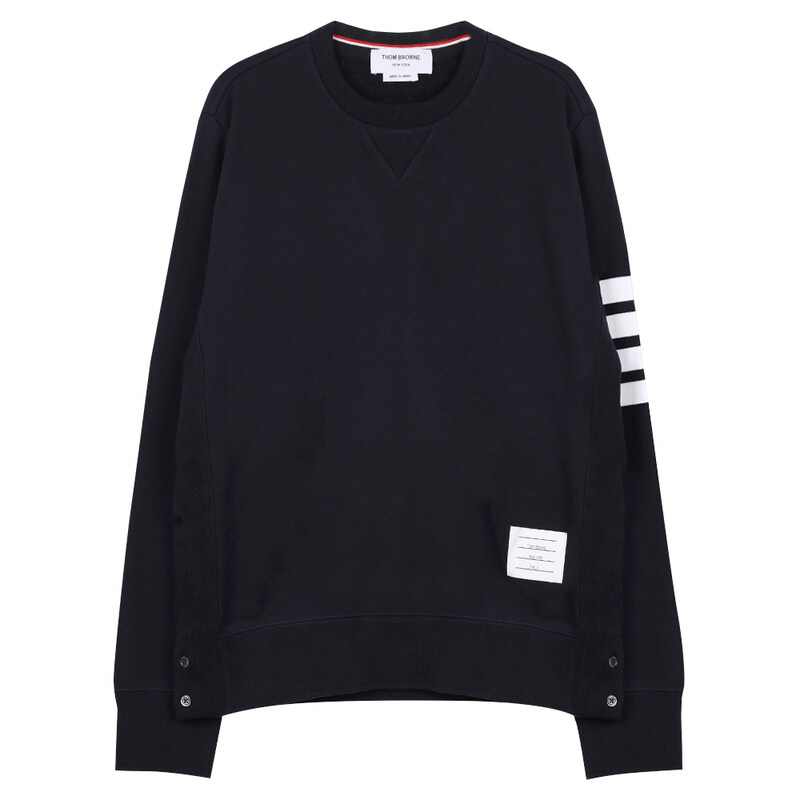라프리마 [THOM BROWNE] 톰브라운 남성 사선 완장 맨투맨 MJT021H00535-461 - Thom Browne