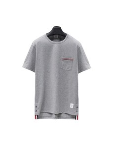 톰브라운 RWB 포켓 엣지 티셔츠 MJS010A01454-055 썸네일 2
