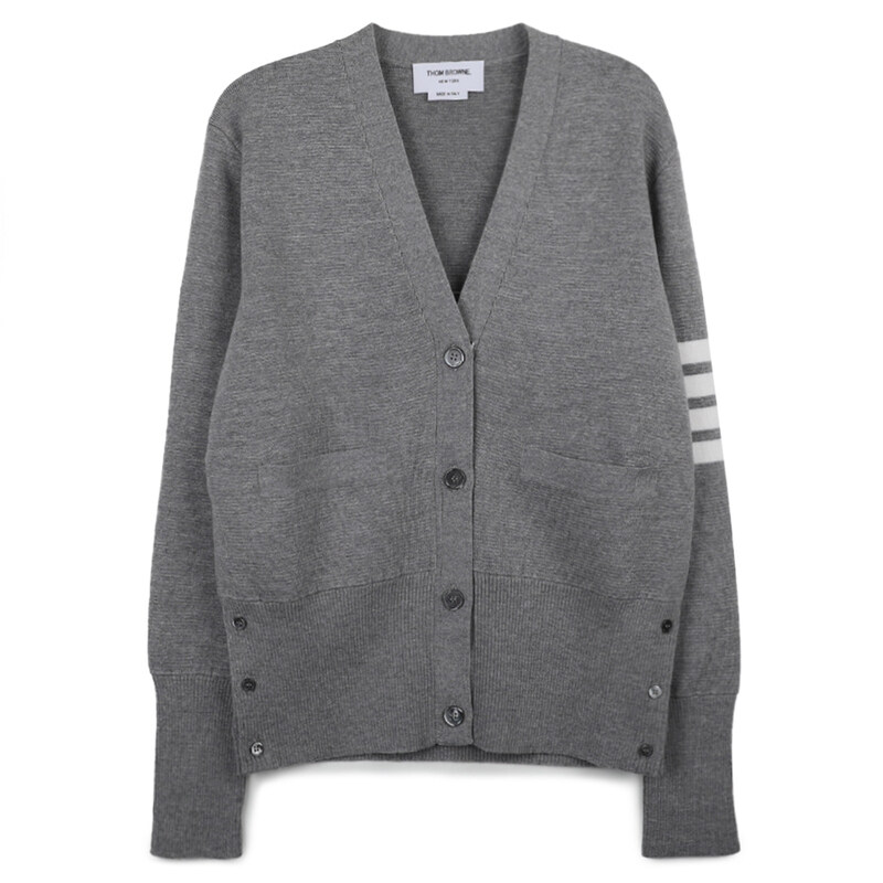 톰브라운 여성 메리노 울 가디건 FKC207A00014-055 - Thom Browne