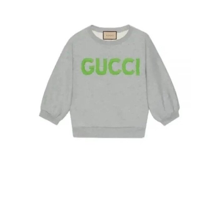 구찌 코튼 저지 크롭 스웨트셔츠 768125 XJGDP 1056 - Gucci