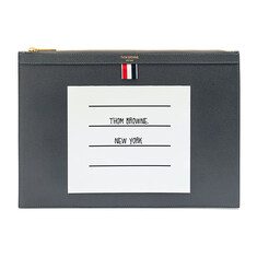 라프리마 [THOM BROWNE] 톰브라운 페이퍼라벨 미디엄 도큐먼트 홀더 MAC131A00198-025 썸네일 1