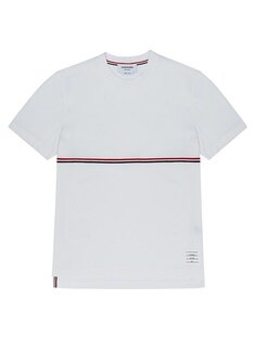 라프리마 [THOM BROWNE] 톰브라운 미드웨이트 저지 스트라이프 티셔츠 MJS221AJ0058-100 썸네일 2