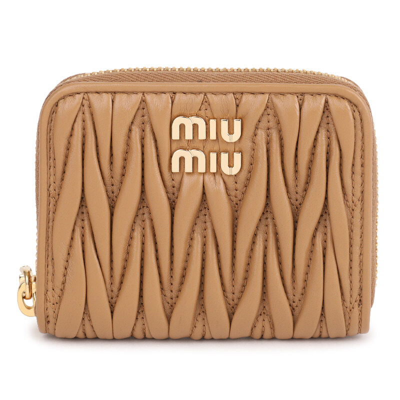 미우미우 마테라쎄 나파 가죽 동전지갑 5MM268-AFPP-F098L - Miu Miu