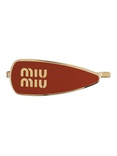 미우미우 에나멜 메탈 헤어 클립 5IF147-2F6T-F0033 썸네일 2