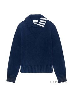 라프리마 톰브라운 저지 스티치 도니골 4-바 폴로 칼라 풀오버 MKA449AY1032-415 썸네일 2