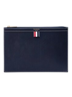 톰브라운 RWB 탭 로고 레더 클러치 MAC019LL0044-415 썸네일 4
