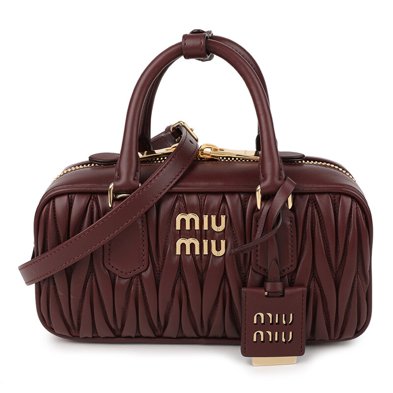 미우미우 아르카디 마테라쎄 나파 가죽 백 5BB142-AN88-F0007-OON - Miu Miu