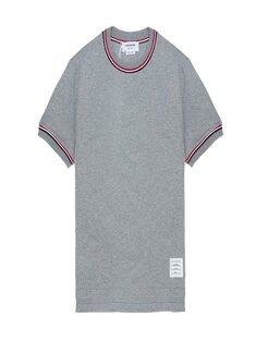 톰브라운 코튼 밀라노 스트라이프 풀오버 반팔 티셔츠 MJS231AJ0055-055 썸네일 2