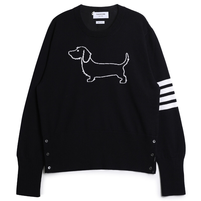 톰브라운 스트라이프 크루 넥 스웨터 MKA486AY1002-415 - Thom Browne