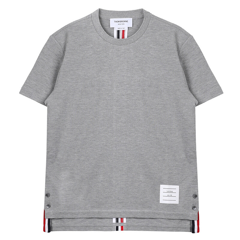 톰브라운 여성 코튼 반팔 티셔츠 FJS013A00050-055 - Thom Browne