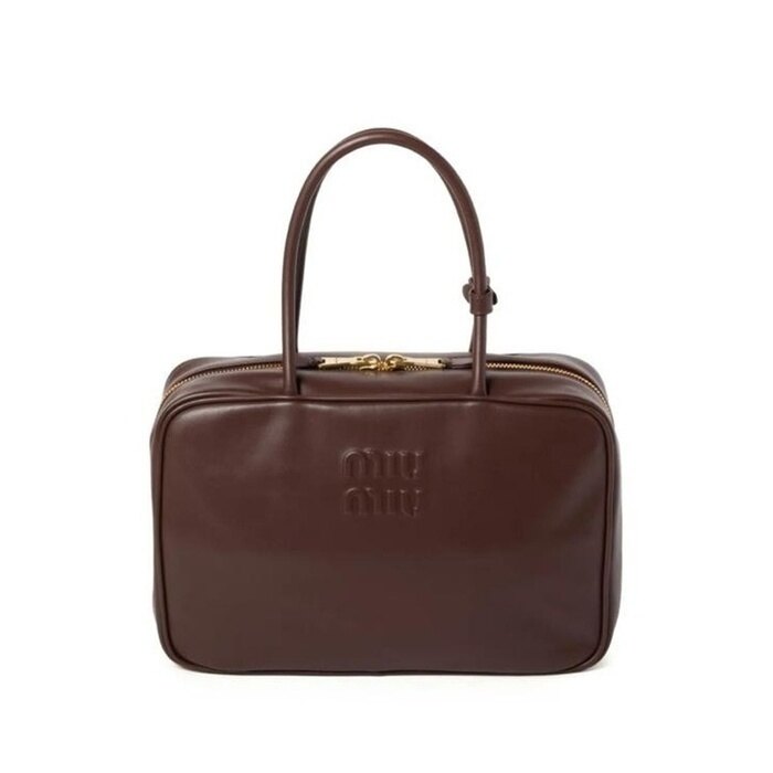 미우미우 가죽 보 백 라지 5BB117 2CRW F0NBL - Miu Miu