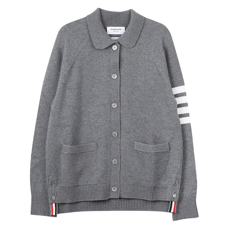 톰브라운 4바 스트라이프 가디건 FKC558AY1002-035 - Thom Browne