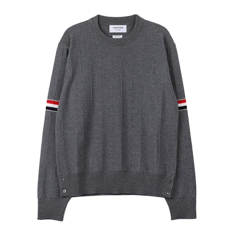 톰브라운 울 릴랙스 남성 풀오버 니트 MKA496AY1002-035 - Thom Browne