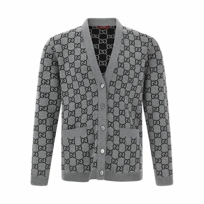 구찌 리버서블 GG 울 자카드 가디건 798157 XKEJP 1045 - Gucci