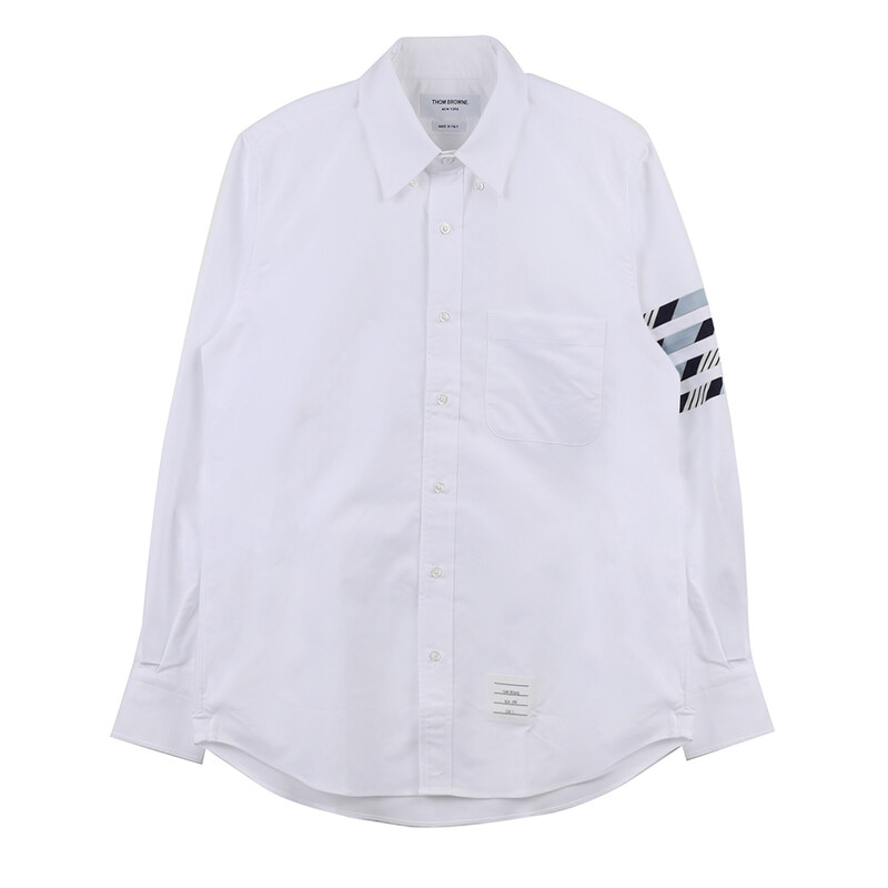 톰브라운 코튼 4-바 셔츠 MWL374CF0572-460 - Thom Browne