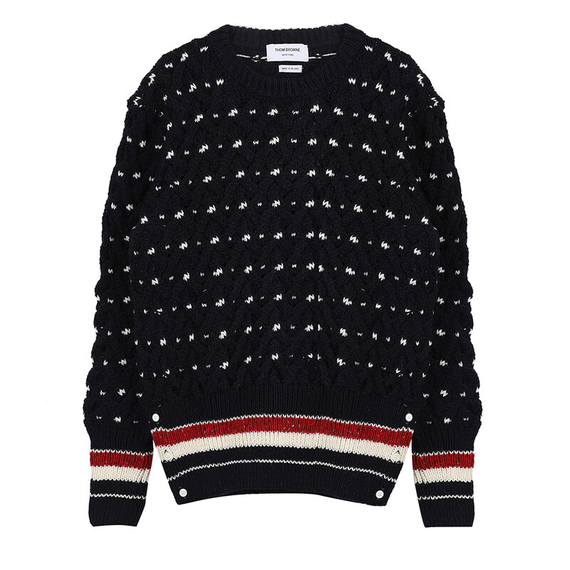 톰브라운 울 블렌드 니트 MKA510BY1506-415 - Thom Browne