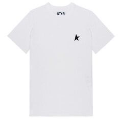 라프리마 [GOLDENGOOSE] 골든구스 스타 컬렉션 블랙 스타 여성 티셔츠 GWP01220-P000593-10364 썸네일 1