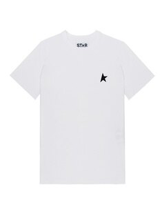 라프리마 [GOLDENGOOSE] 골든구스 스타 컬렉션 블랙 스타 여성 티셔츠 GWP01220-P000593-10364 썸네일 2