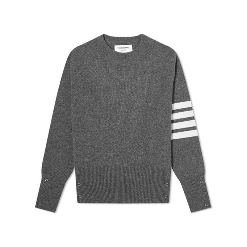 톰브라운 클래식 캐시미어 4바 풀오버 니트 MKA001A 00011 055 - Thom Browne