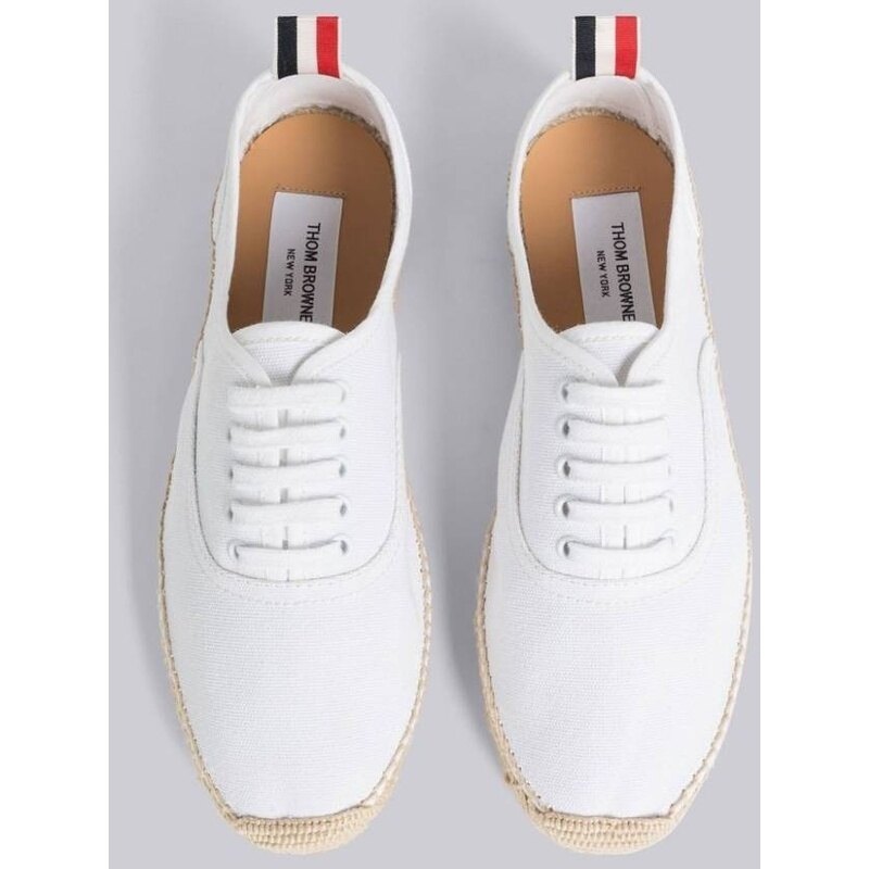 톰브라운 에스파듀 헤리티지 트레이너 캔버스 FFF138A F0102 100 - Thom Browne