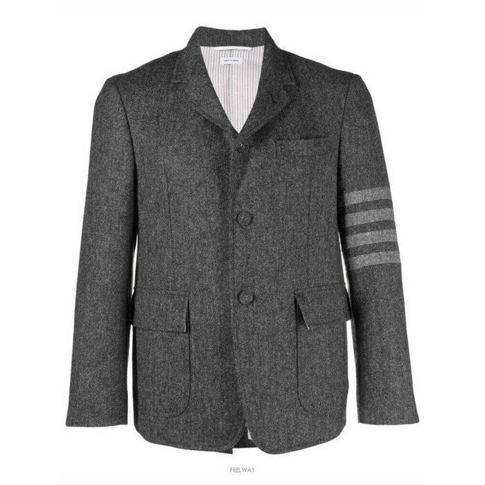 톰브라운 도니골 트위드 4바 스트레이트 핏 스포츠 MJU560A 05385 025 - Thom Browne