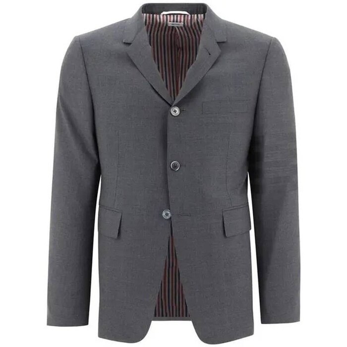 톰브라운 플레인 위브 4바 클래식 스포츠 코트 MJC001A 06146 025 - Thom Browne