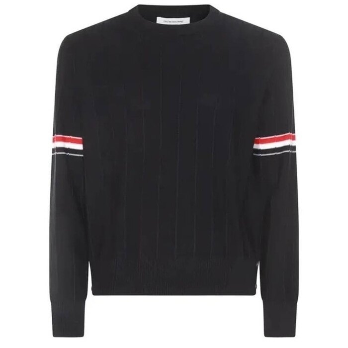 톰브라운 울 릴랙스 풀오버 니트 MKA496A Y1002 415 - Thom Browne