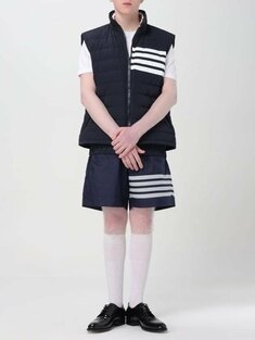 톰브라운 4바 스트라이프 패딩 베스트 MVD024X 07259 415 썸네일 1