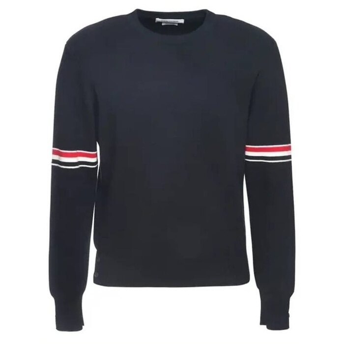 톰브라운 코튼 밀라노 스티치 RWB 스트라이프 풀오버 MKA326A Y3001 415 - Thom Browne