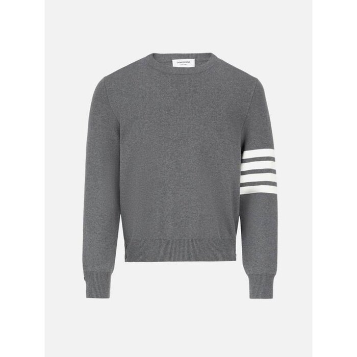 톰브라운 코튼 밀라노 스티치 4바 풀오버 니트 MKA202A 00219 035 - Thom Browne