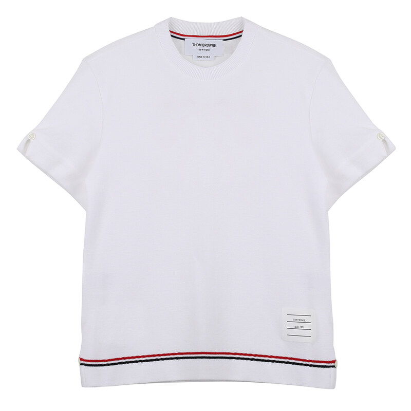 톰브라운 여성 티셔츠 FJS193AJ0185-100 - Thom Browne