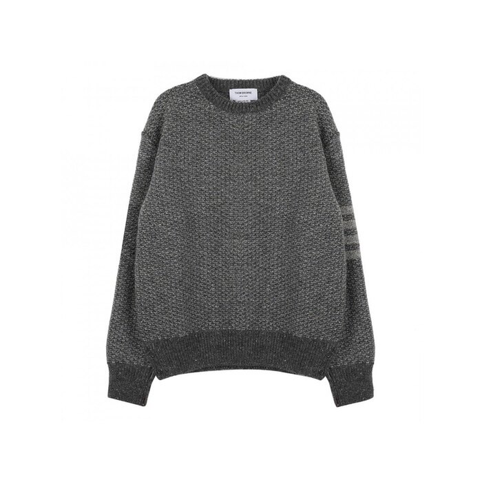 톰브라운 4바 스트라이프 토널 스티치 모헤어 트위 MKA541A Y1032 035 - Thom Browne