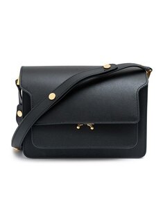 마르니 블랙 사피아노 가죽 TRUNK 미디엄백 SBMPN09NO1-LV520-ZN99N 썸네일 2