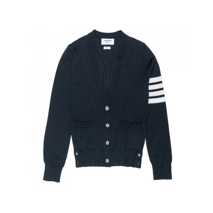톰브라운 파인 메리노 울 4바 릴렉스 핏 가디건 FKC334A Y1014 415 - Thom Browne