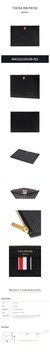 톰브라운 페블 그레인 미디엄 도큐먼트 홀더 MAC021L 00198 001 썸네일 1