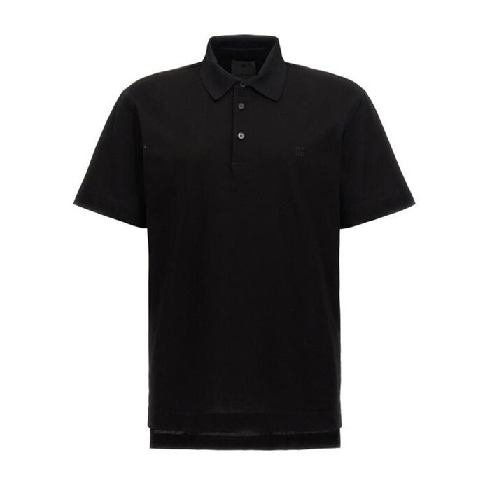 지방시 코튼 폴로 셔츠 BM71KR3YCD 001 - Givenchy