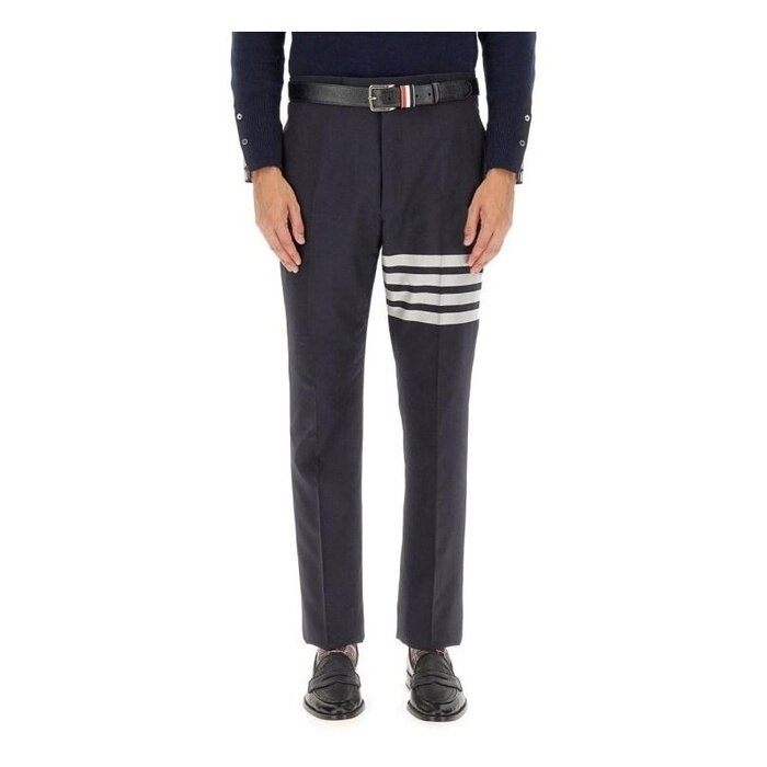 톰브라운 플레인 위브 4바 울 트라우저 MTC001A 06146 415 - Thom Browne