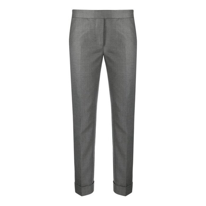 톰브라운 로우라이즈 수퍼 120수 트윌 울 스키니 팬 FTC025V 00626 035 - Thom Browne