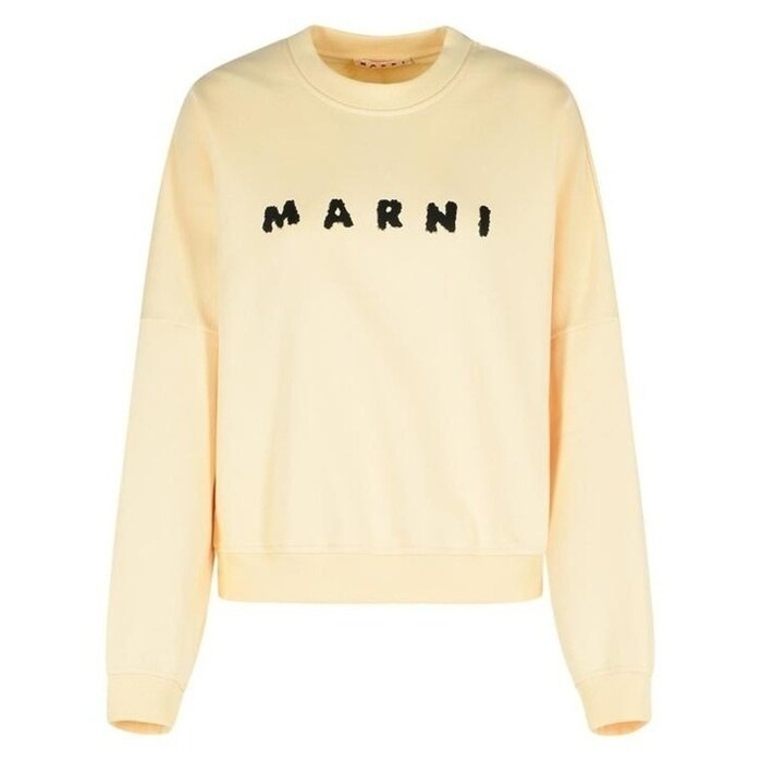 마르니 Marni 로고 프린트 코튼 크루넥 티셔츠 FLJE0185P7 USCX43 SLW06 - Marni
