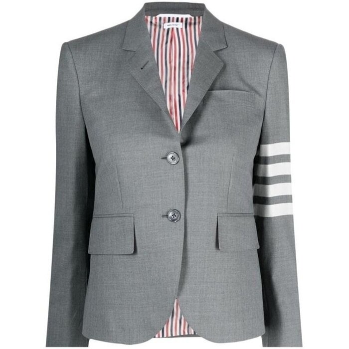 톰브라운 플레인 위브 4바 하이 암홀 스포츠 코트 FBC010V 06146 035 - Thom Browne