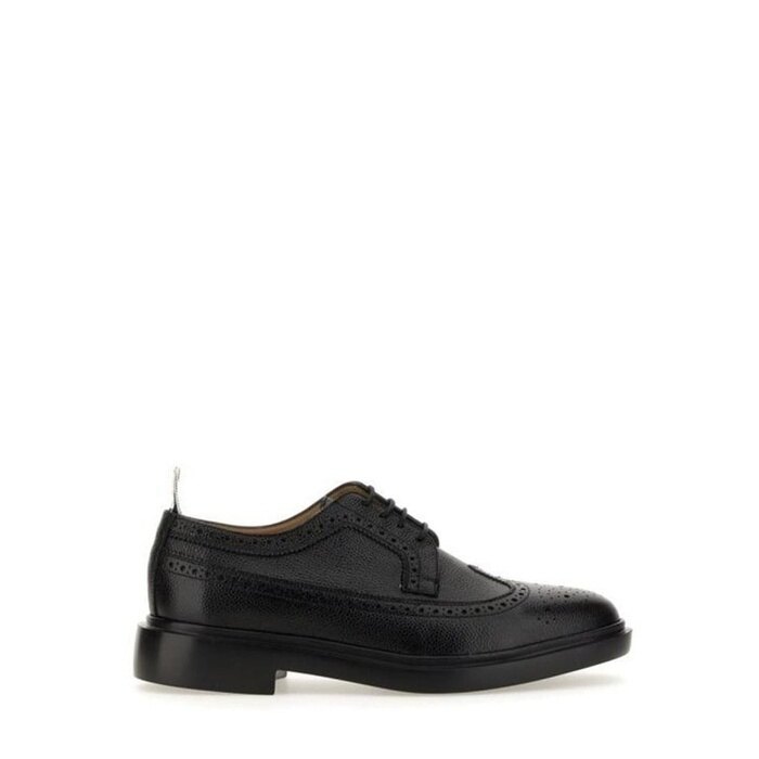 톰브라운 페블 그레인 러버 솔 롱윙 브로그 MFD002H 00198 001 - Thom Browne