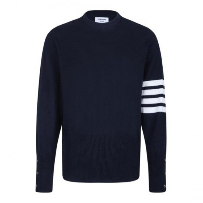 톰브라운 클래식 캐시미어 4바 풀오버 니트 MKA001A 00011 415 - Thom Browne