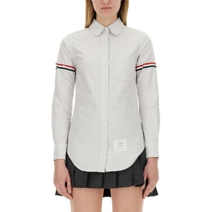 톰브라운 클래식 스트라이프 옥스포드 암밴드 라운 FLL019E 00098 035 - Thom Browne