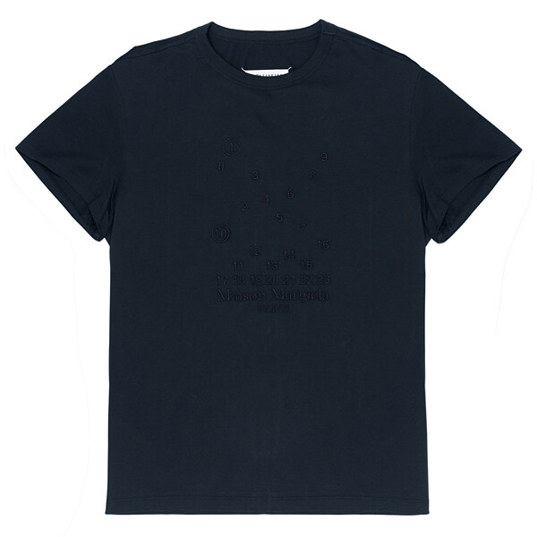 라프리마 [MAISON MARGIELA] 메종마르지엘라 누메릭로고 마코 코튼 티셔츠 S50GC0684-S22816-855 - Maison Margiela