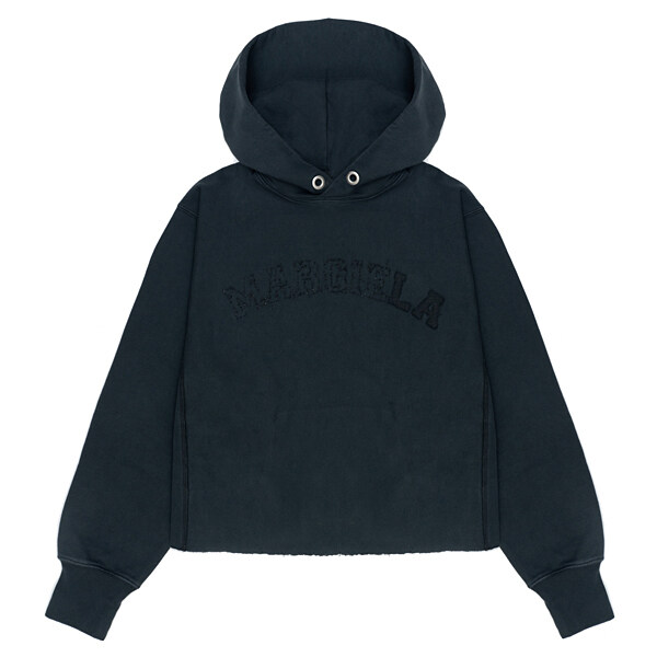 라프리마 메종마르지엘라 로고 코튼 플리스 후드티 S51GU0124-S25520-861 - Maison Margiela
