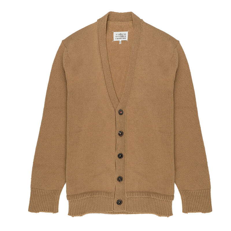 메종 마르지엘라 엘보우 패치 가디건 SI1GP0003-S18064-106F - Maison Margiela